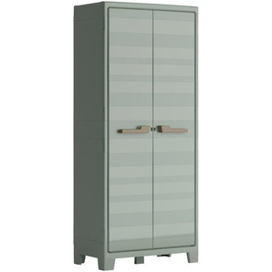 Keter Geräteschrank, Jadegrün, Kunststoff, 4 Fächer, 80x182x44 cm, Aufbewahrung & Schutzhüllen, Geräteschuppen
