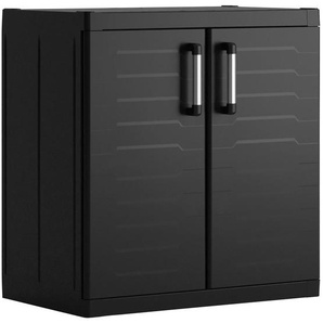 Keter Geräteschrank, Schwarz, Kunststoff, 2 Fächer, 89x93x54 cm, Aufbewahrung & Schutzhüllen, Geräteschuppen