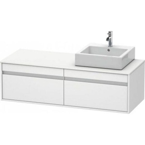 Ketho Waschtischunterschrank wandhängend 6697, 2 Auszüge, - Duravit