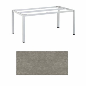 Kettler Cubic Tischsystem Gartentisch Aluminium/Keramik grau-taupe 0311924-0000-0104324-4600