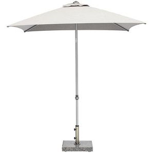 Kettler EASY PUSH Schirm 200 x 200 cm    silber / hellgrau