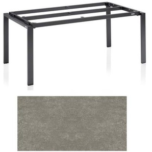 Kettler Float Tischsystem Gartentisch Aluminium/Keramik grau-taupe 0104124-7000_0104324-4600