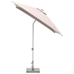 Kettler Garden Kettler Easy Push Sonnenschirm, Größe wählbar, Silber / Taupe, Spannweite:150 x 210 cm 0306052-0400