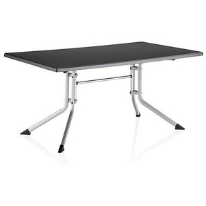 Kettler Klapptisch 160x95 cm silber/anthrazit- Alu mit Kunststoffplatte