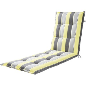 KETTtex Auflage  Stripes ¦ gelb ¦ Maße (cm): B: 60 H: 8