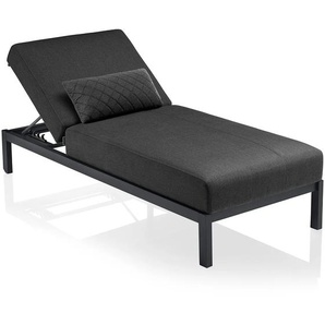 Kettler Pure Silver Line Sonnenliege Aluminium/Sunbrella
