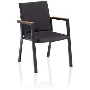 Kettler Rasmus Teak Stapelsessel Aluminium/Sunbrella