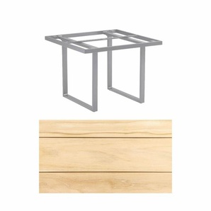 Kettler Skate Gartentisch Casual Dining, Tischsystem Aluminium/Teak 0307219-0000-0312219-8000