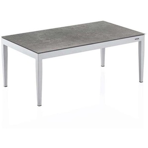 Kettler Sunny Loungetisch 110x60cm Aluminium/Glas Dunkelgrau