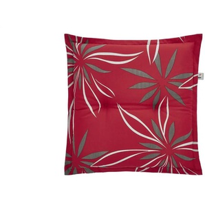KETTtex Auflage Bloom - rot - Materialmix - 50 cm - 8 cm | Möbel Kraft