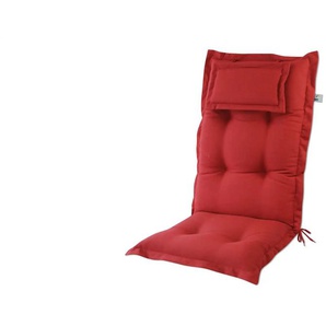 KETTtex Auflage Rom - rot - Materialmix - 50 cm - 9 cm | Möbel Kraft