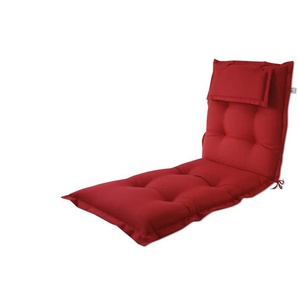 KETTtex Auflage Rom - rot - Materialmix - 60 cm - 9 cm | Möbel Kraft