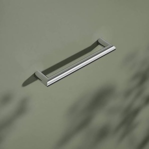 Keuco - Haltegriff, chrom, 32,8cm lang, Belastbarkeit 115 kg, für Badewanne und Dusche, Wandmontage, auch als Wannengriff, verdeckte Befestigung, Reva