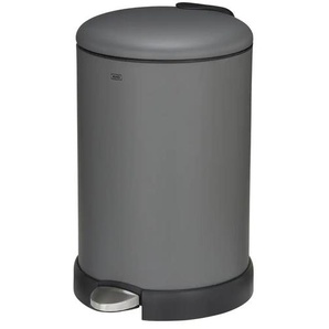 KHG Abfalleimer - grau - Eisen,Kunststoff - 31 cm - 47 cm - cm 38,3 | Möbel Kraft