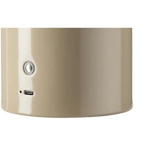 KHG Akku-Tischleuchte ¦ beige ¦ Maße (cm): H: 20 Ø: 25