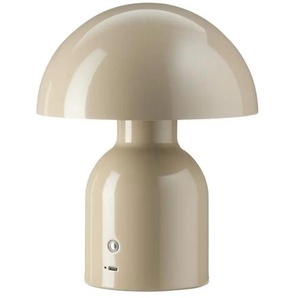 KHG Akku-Tischleuchte - beige - Materialmix - 20 cm - 25.0 | Möbel Kraft