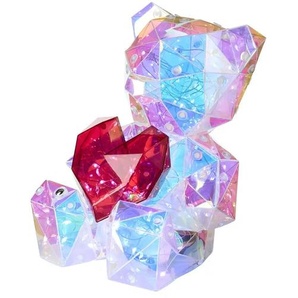 KHG Akku-Tischleuchte - mehrfarbig - Materialmix - 14 cm - 17 cm - cm 13,0 | Möbel Kraft