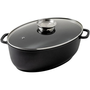 KHG Aromabräter aus Aluguss - schwarz - Aluminium-Guss - 26 cm - 13,4 cm | Möbel Kraft