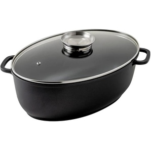 KHG Aromabräter aus Aluguss   ¦ schwarz ¦ Aluminium-Guss ¦ Maße (cm): B: 26 H: 13,4