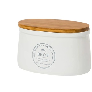 KHG Aufbewahrungsdose Brot | weiß | 20,2 cm | 19 cm |