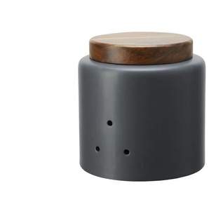 KHG Aufbewahrungsdose - grau - Steinzeug/Steingut - 16,5 cm - 16.0 | Möbel Kraft