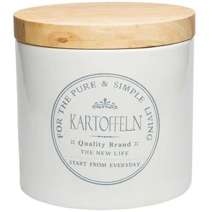 KHG Aufbewahrungsdose Kartoffel | weiß | 24 cm | 24.0 |