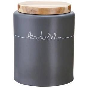 KHG Aufbewahrungsdose Kartoffeln | grau | 28 cm | 21.5 |