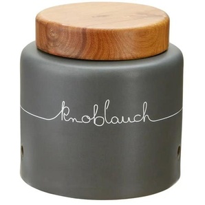 KHG Aufbewahrungsdose Knoblauch | grau | 13,5 cm | 13.5 |