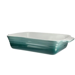 KHG Auflaufform ¦ blau ¦ Steinzeug/Steingut ¦ Maße (cm): B: 23 H: 8