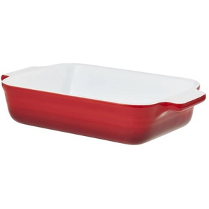 KHG Auflaufform - rot - Steinzeug/Steingut - 13 cm - 4,3 cm | Möbel Kraft