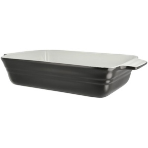 KHG Auflaufform   ¦ schwarz ¦ Steinzeug/Steingut ¦ Maße (cm): B: 19,5 H: 6,5