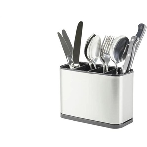 KHG Besteck- Organizer- Box | silber | Edelstahl,Kunststoff | 9 cm | 13 cm |