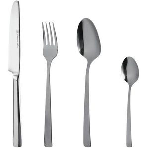 KHG Besteckset  24-teilig  713 ¦ silber ¦ Edelstahl