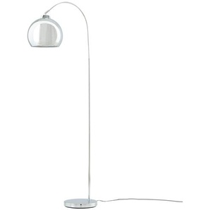 KHG Bogenleuchte  1-flammig  chrom   ¦ silber ¦ Maße (cm): B: 61 H: 149 T: 25.5