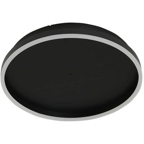 KHG Deckenleuchte ¦ schwarz ¦ Maße (cm): H: 6,9 Ø: 50