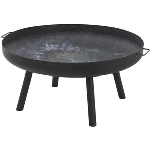 KHG Feuerschale Alesund - schwarz - Stahl - 47 cm - 100.0 | Möbel Kraft