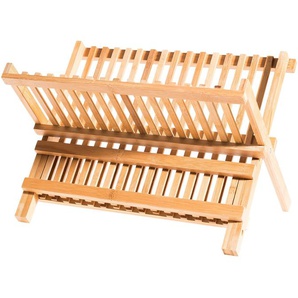 KHG Geschirrabtropfer - holzfarben - Holz, Bambus, Bambus - 30 cm - 25 cm | Möbel Kraft