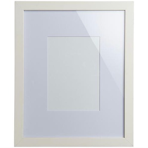 KHG Holz-Bilderrahmen 24x30 cm  Toscana  ¦ weiß ¦ Holz ¦ Maße (cm): B: 24 H: 30