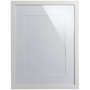 KHG Holz-Bilderrahmen 30x40 cm  Toscana ¦ weiß ¦ Holz ¦ Maße (cm): B: 30 H: 40