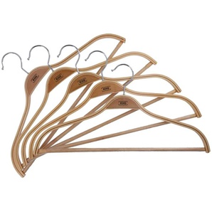 KHG Holzkleiderbügel 5er-Set - holzfarben - Materialmix | Möbel Kraft