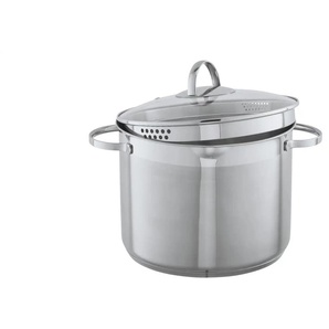 KHG Kochtopf 16 cm Gina | silber | Edelstahl,Aluminium | 19 cm | 26.0 |