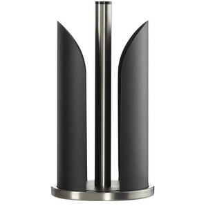 KHG Küchenrollenhalter   ¦ schwarz ¦ Edelstahl,Metall,Kunststoff ¦ Maße (cm): H: 29,5  Ø: 15.7