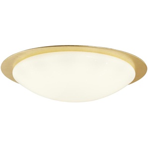 KHG LED-Deckenleuchte  1-flammig  goldfarben   ¦ gold ¦ Maße (cm): H: 11  Ø: 42.5