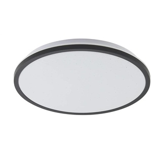 KHG LED-Deckenleuchte mit Backlight  schwarz   ¦ schwarz ¦ Maße (cm): H: 4,2  Ø: 28