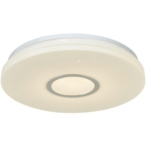 KHG LED-Deckenleuchte mit Sternenhimmeleffekt   ¦ weiß ¦ Maße (cm): H: 7,5  Ø: 41.5
