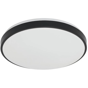 KHG LED-Deckenleuchte schwarz/weiß mit Funktion - schwarz - Materialmix - 10,5 cm - 47.0 | Möbel Kraft