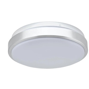 KHG LED-Deckenleuchte  silberfarben / weiß   ¦ silber ¦ Maße (cm): H: 8  Ø: 30