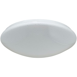 KHG LED-Deckenleuchte  weiß mit Sternenhimmeloptik   ¦ weiß ¦ Maße (cm): H: 13  Ø: 48