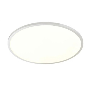 KHG LED-Deckenpanel rund   ¦ silber ¦ Maße (cm): H: 4,5  Ø: 40