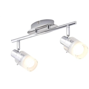 KHG LED-Deckenstrahler 2-flammig Glas teilsatiniert - Materialmix - 30,5 cm - 15 cm - cm 13,5 | Möbel Kraft